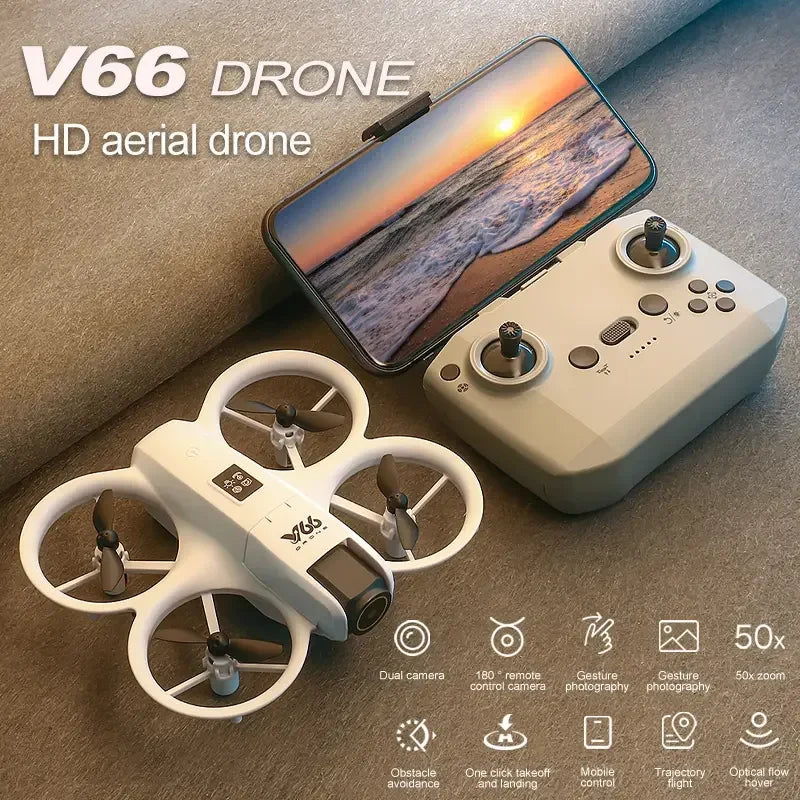 V66 Mini NEW Drone 8K Profession HD Wide Angle CamerA