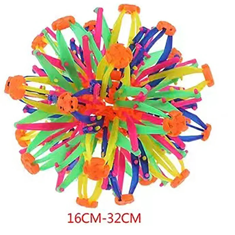 Children's magic telescopic ball outdoor flower ball