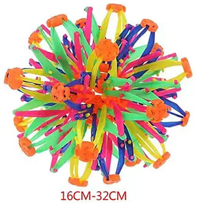 Children's magic telescopic ball outdoor flower ball