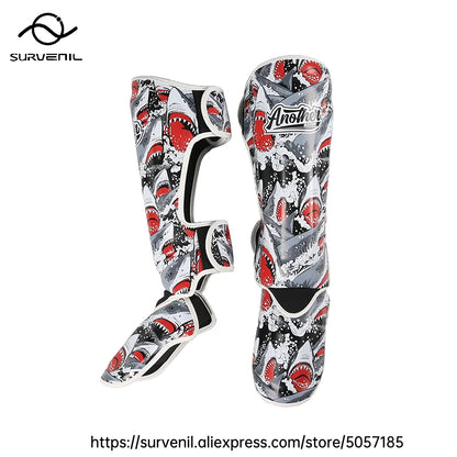 Shin Guards Kickboxing Muay Thai Leg Instep Protection Pads Men