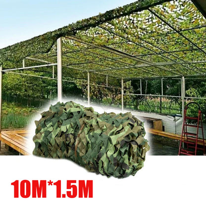 3Mx5M 4Mx6M Camouflage Netting Bulk Roll Sunshade Net for Hunting Woodland Training Camping Car Cover Paintball Bird Watching