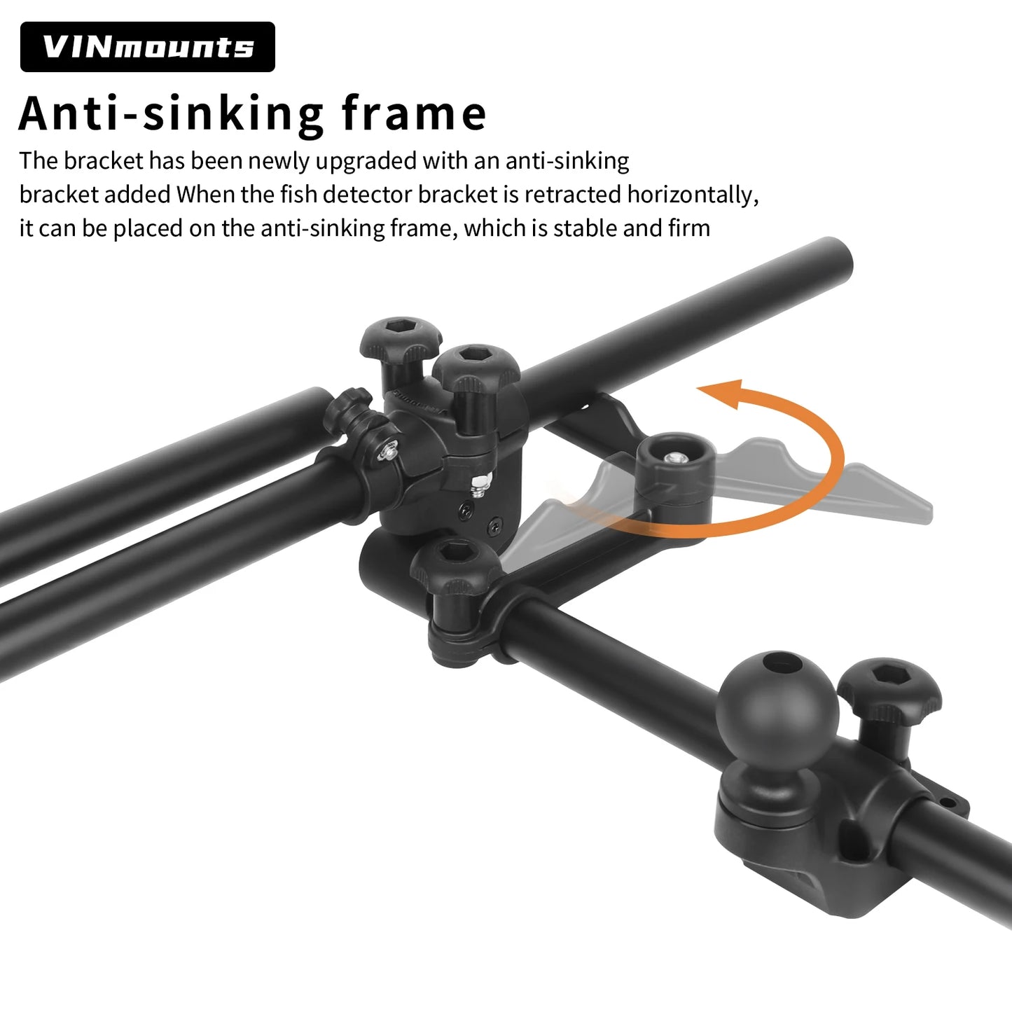 VINmounts Upgrade Livescope Transducer Pole Mount
