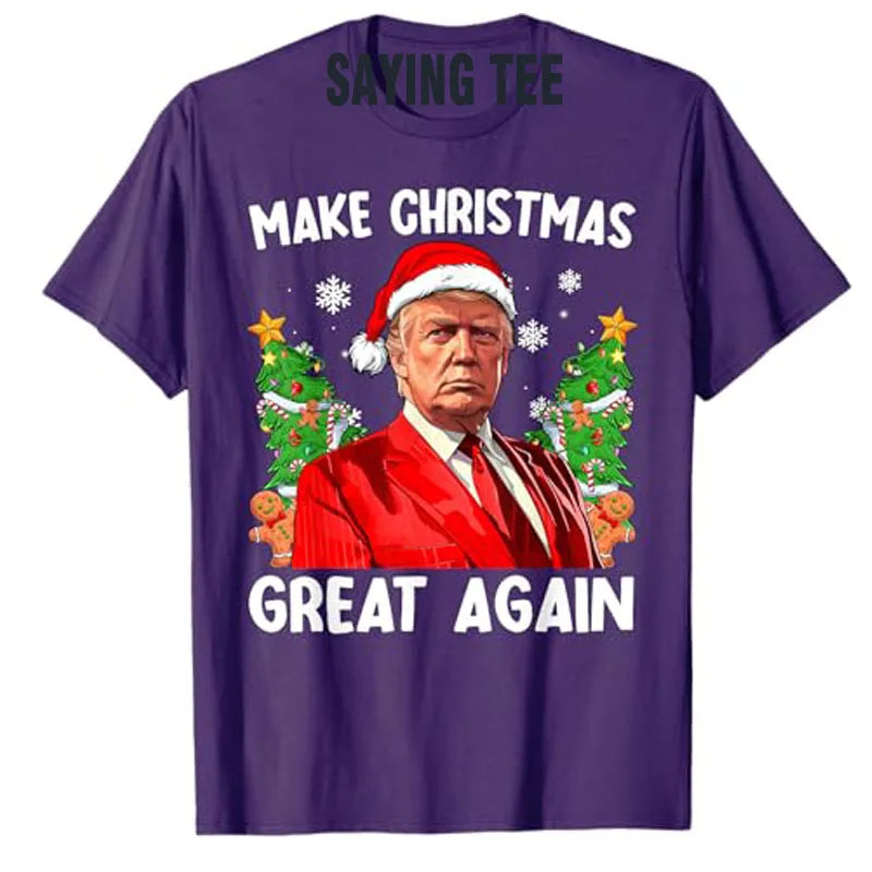 Make Christmas Great Again Funny Santa MAGA Men