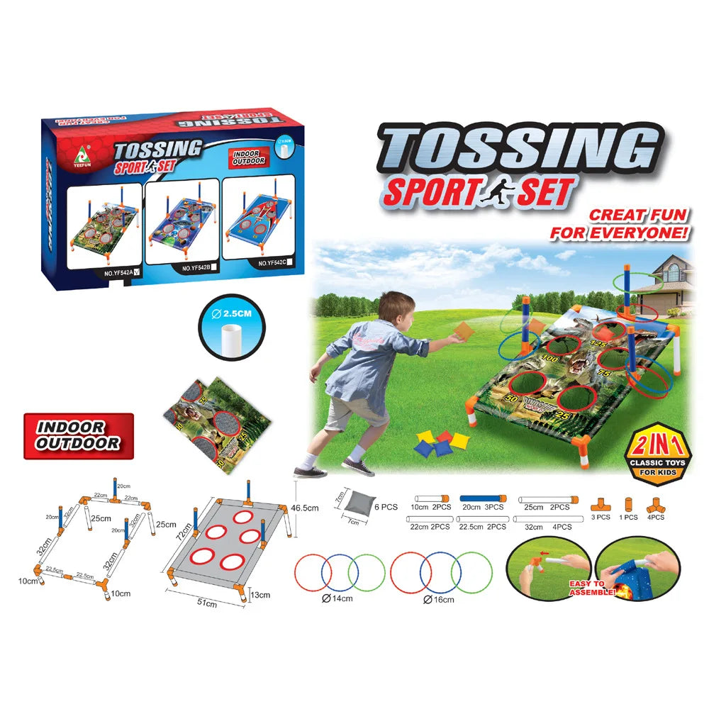 2-in-1 Funny Play Bean Bags Toy Game