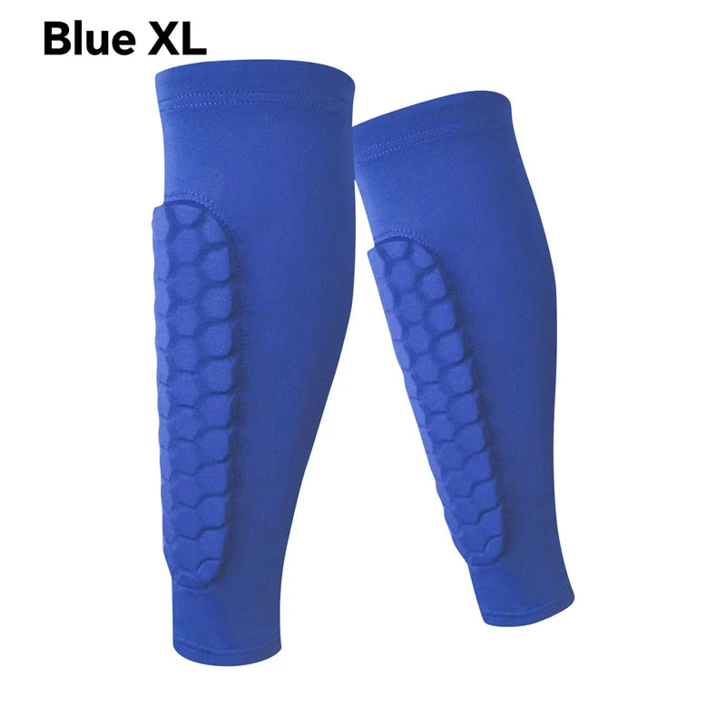 1Pcs Football Shin Guard Socks Sleeves with Foam Calf Compression