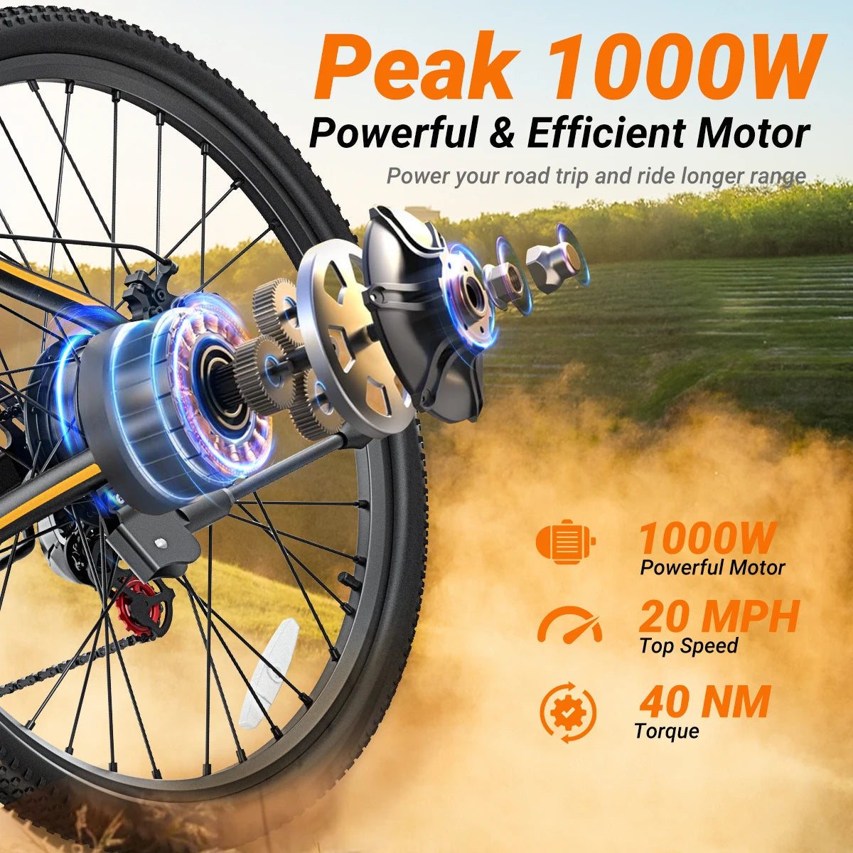 M26 Electric Bicycle Peak