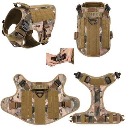 Tactical Military Vest Pet German Shepherd Golden Retriever