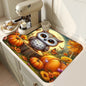 Autumn Thanksgiving Day  Dish Drying Mat Soft Rubber