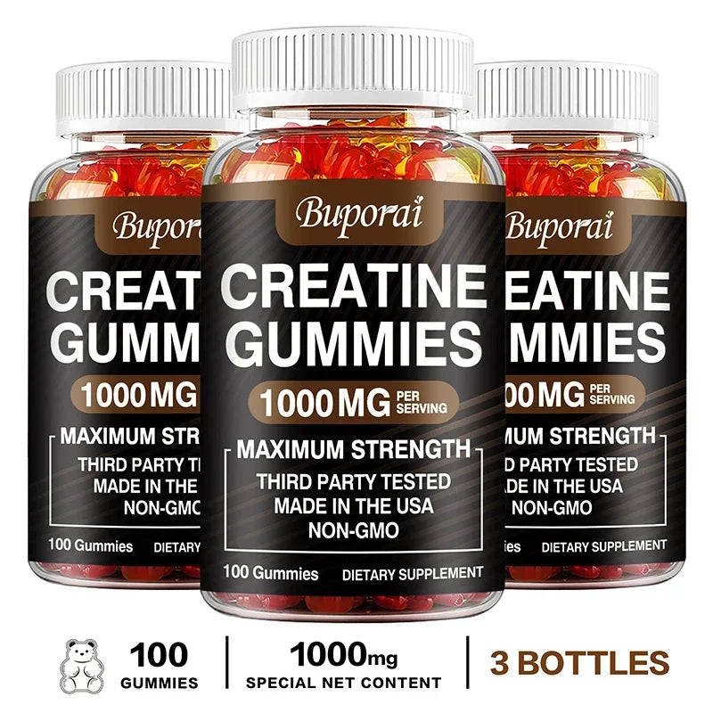 Creatine Monohydrate Gummies - Boost Energy, Build Muscle
