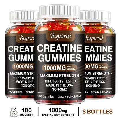 Creatine Monohydrate Gummies - Boost Energy, Build Muscle