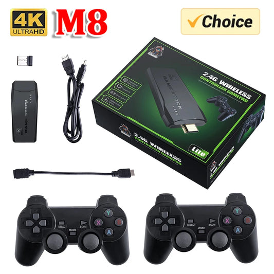 Video Game Stick Lite 4K HD Video Game M8 Console 64GB