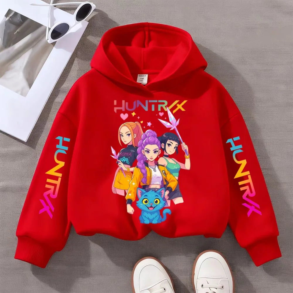 2025 Fall and Winter New Cute Fashion Hoodie KPOP Demon Hunters