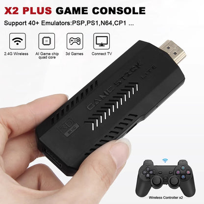 256G 58,000 Games GD10 Plus Game Stick 4K HD Video Game Console