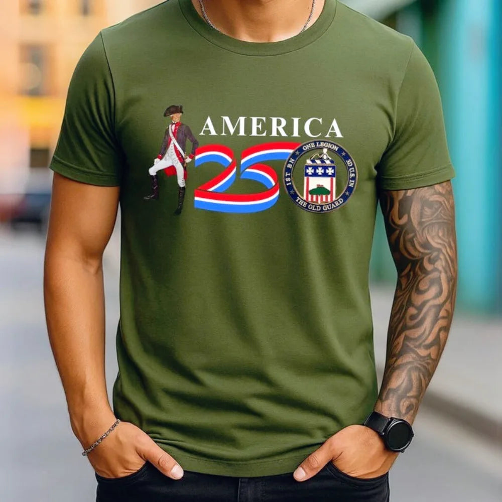 Military Anniversary T-Shirt Veteran 250th Gift Tshirt