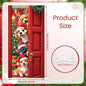 Christmas snowman Hanging Flag Door Banner