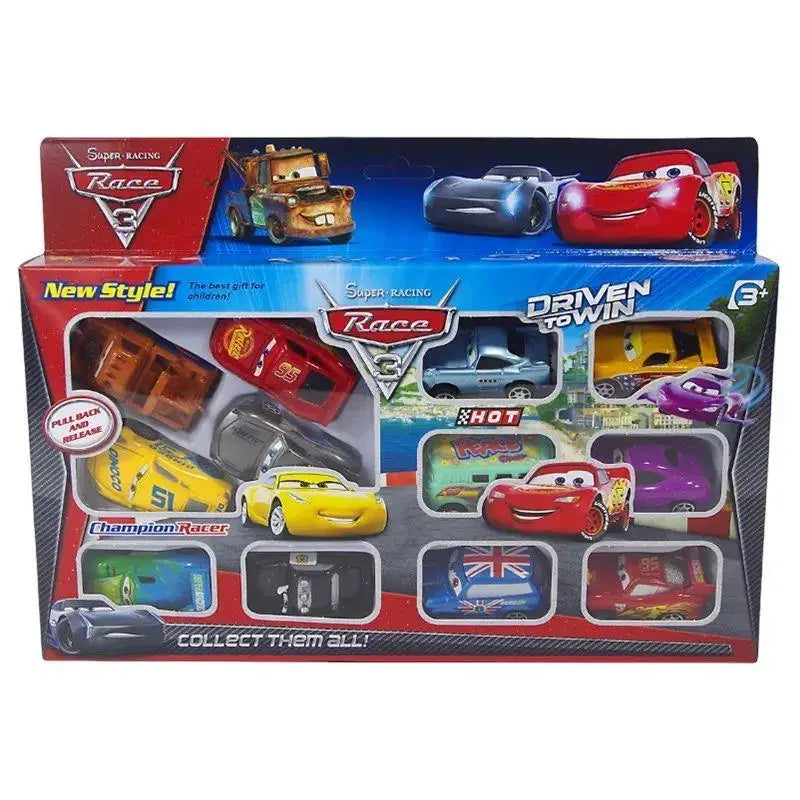 12pcs/Set Disney Pixar Cars Lightning Mcqueen Jackson Storm