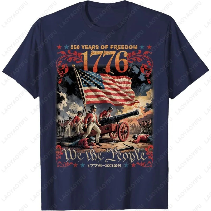 250 Years of Freedom Retro USA Flag Since 1776 2026