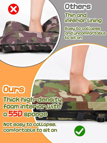 Camouflage Heated Seat Cushion for Sports Fields
