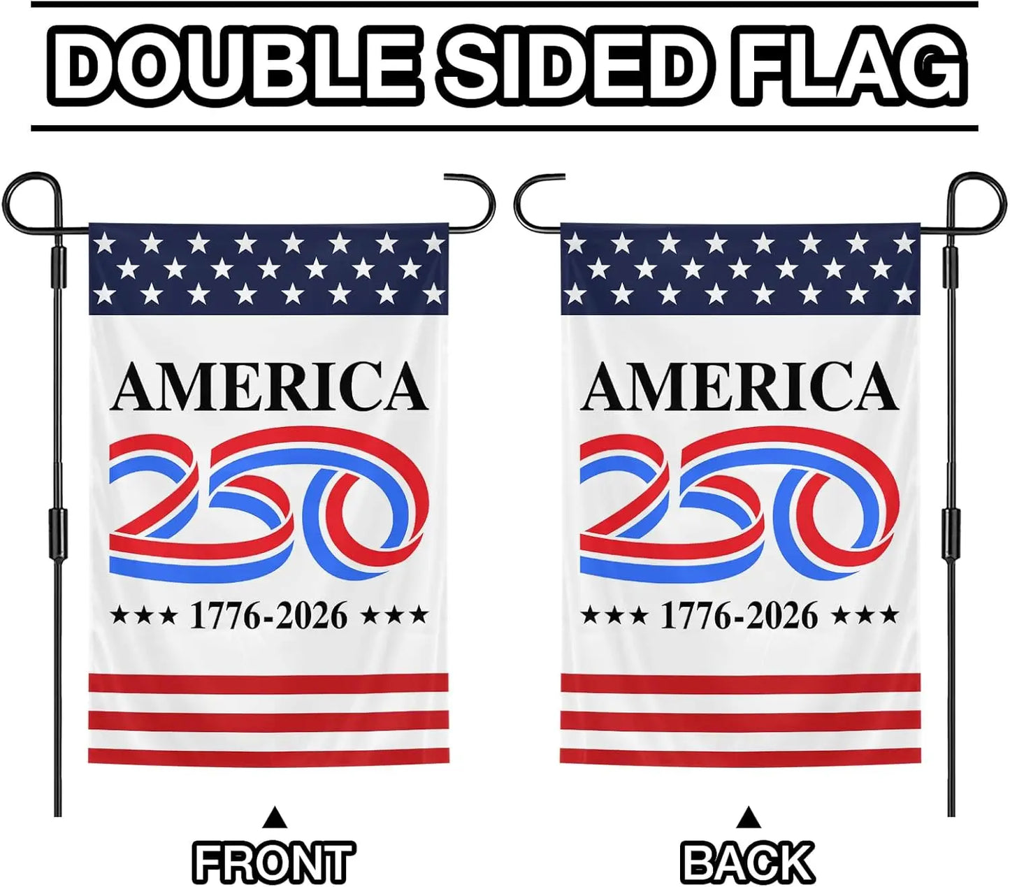 America 250th Birthday Flag 1776 2026 America 250 Years Anniversary