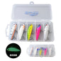 TAIYU 5pcs/box Fishing Lure 50mm 6.3g Luminous Minnow Bait Slow Sinking Lure Far Casting Swimbait Realistic Artificial Hard Bait