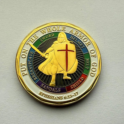 Navy Put ON The Whole Armor of GOD Challenge Coin