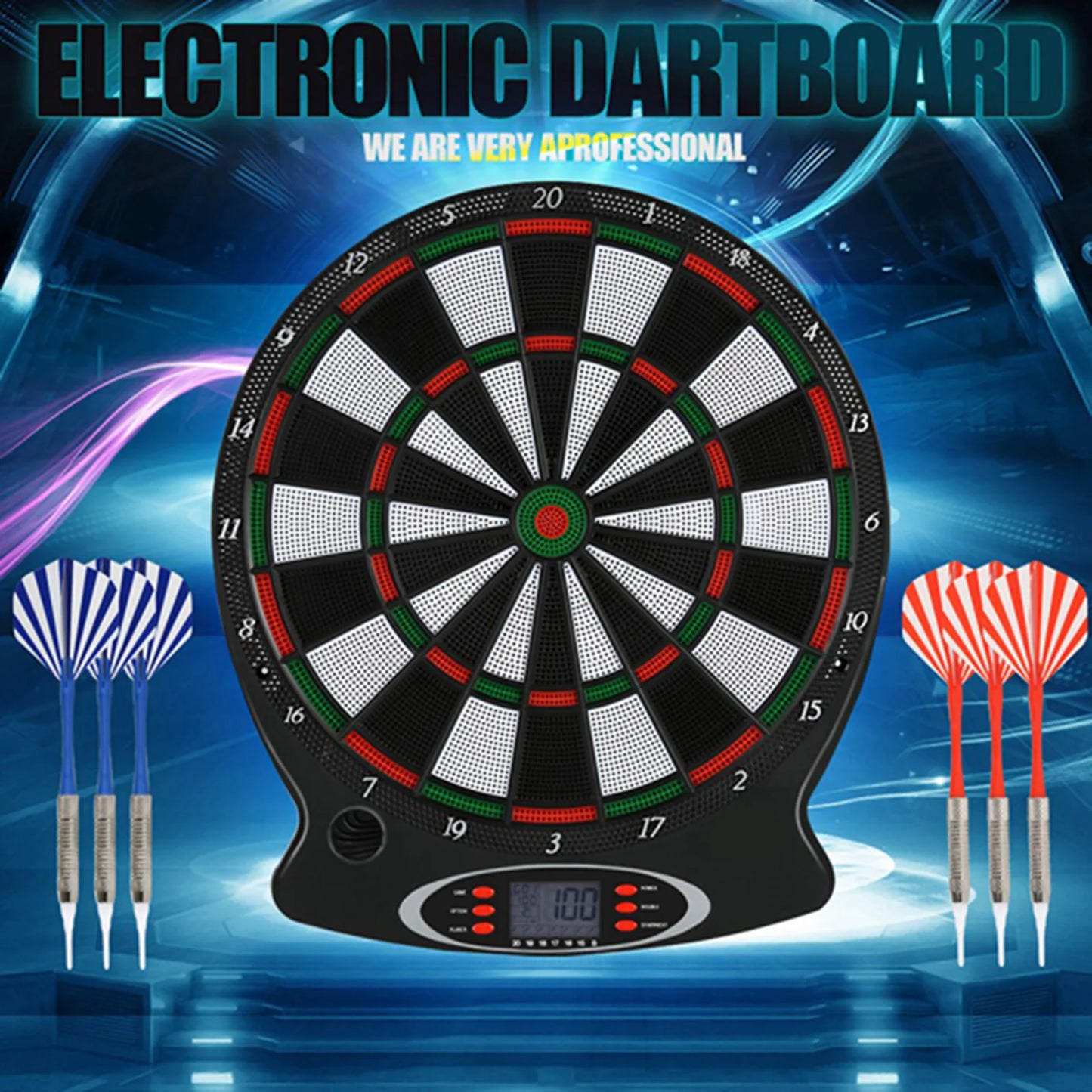 1pc Professional Electronic Hanging Dartboard