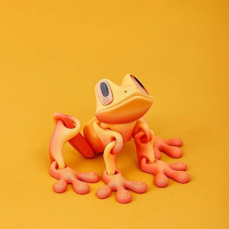 3D Printing Simulation Tree Frog Joint Movable Frog