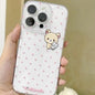 Cartoon Cute Easy Bear Pink Polka Dots Phone Case