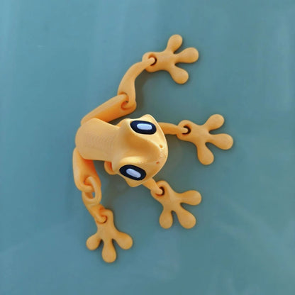 3D Printing Simulation Tree Frog Joint Movable Frog