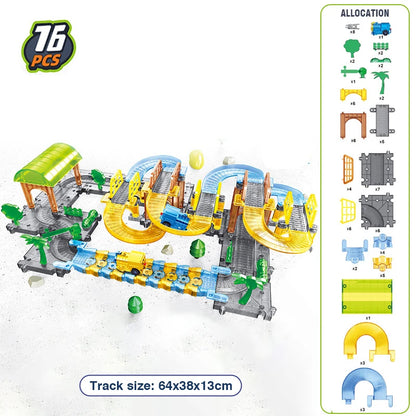 Electric train tracks Toys Splicing Track Trains Transparent