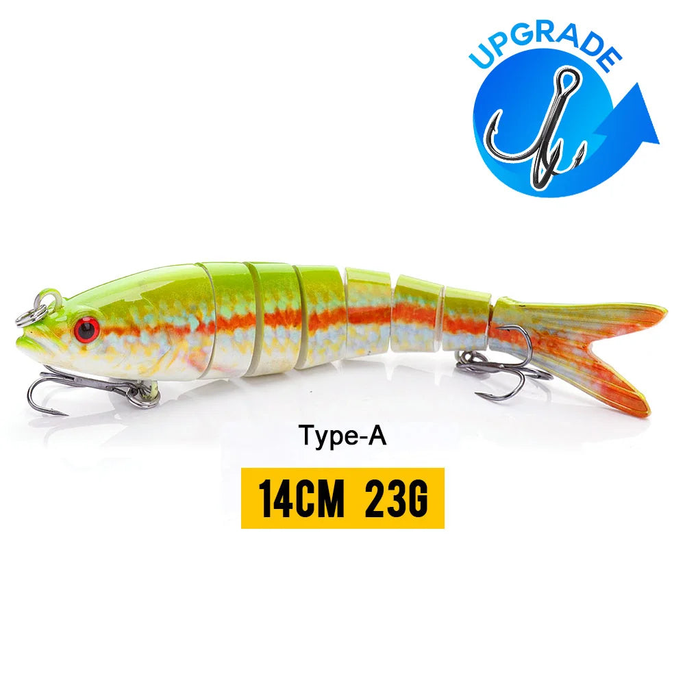 VTAVTA 10/14cm Sinking Wobblers Fishing Lures Jointed