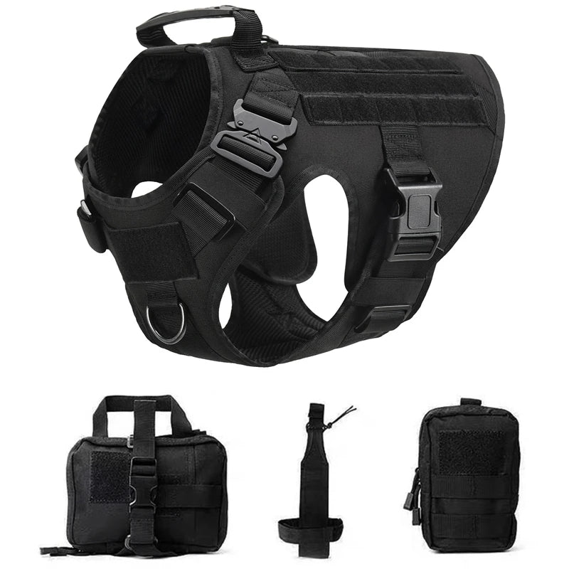 Tactical Military Vest Pet German Shepherd Golden Retriever