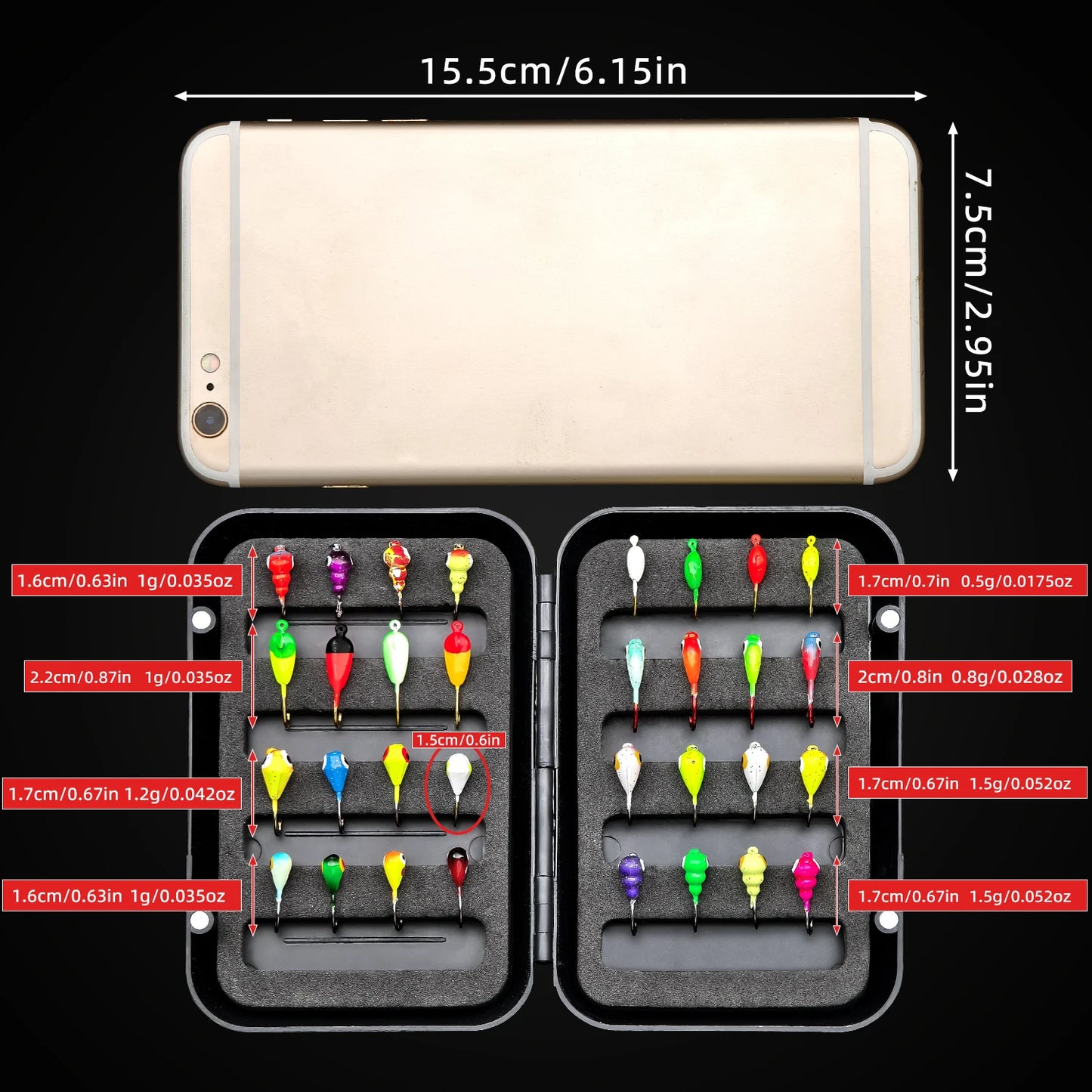 ANFS Ice Fishing Lures Ice Fishing Jigs Ice Fishing Gear Hard