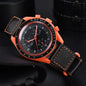 2025 Newest High Quality Wantch Men's and Women's Moon Mercury Quartz