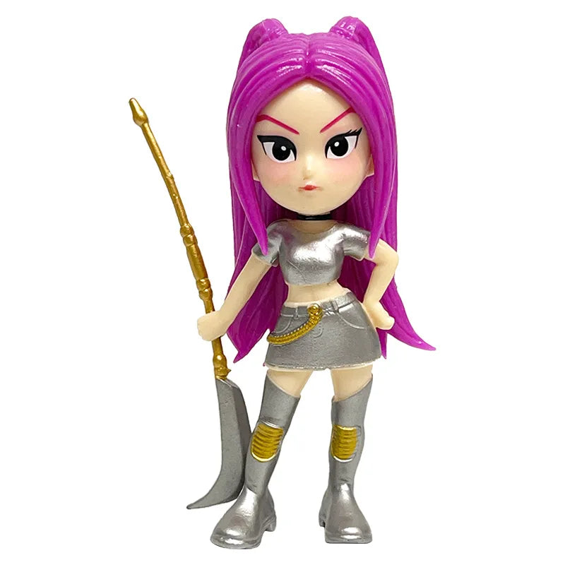 6pcs/Set Kpop Demon Hunters Figure Toy Cartoon