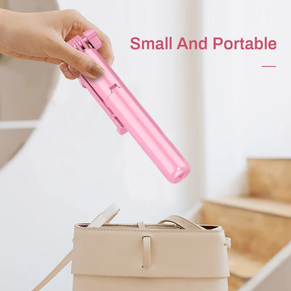 4in1 Wireless bluetooth compatible Selfie Stick LED Ring light