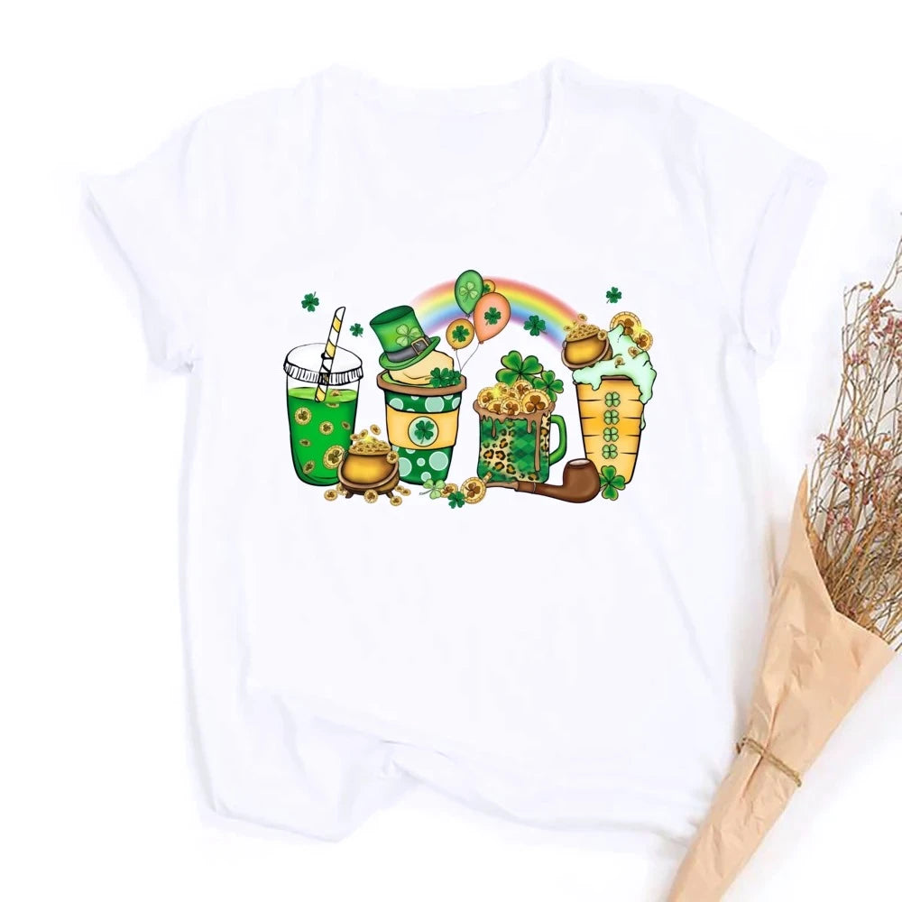 St. Patrick's Coffee Shirt Lucky Coffee Shirt St Patricks Day