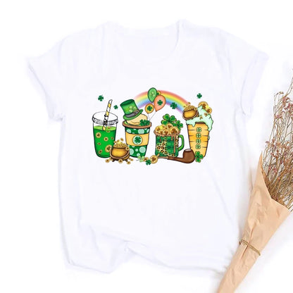 St. Patrick's Coffee Shirt Lucky Coffee Shirt St Patricks Day