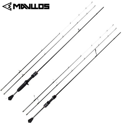 Mavllos Delicacy Ultralight Fishing Rod – 2 Tips (UL & L), 1-8lb Line,