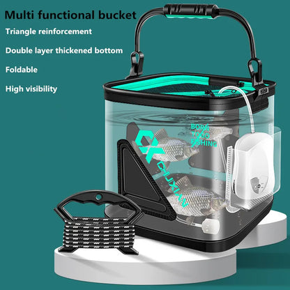 fish bucket portable water tank fishing gear
