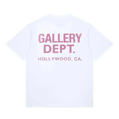 Vintage High Street T-shirt Gallery Printed Shirt Fashion Letter Printed