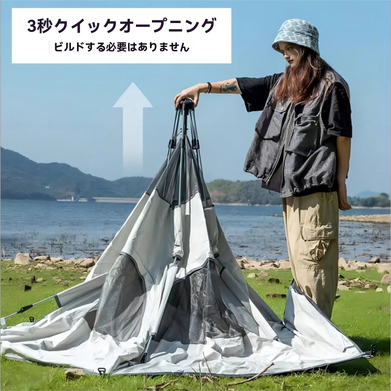 Pop up tents for camping waterproof Portable Windproof tents for