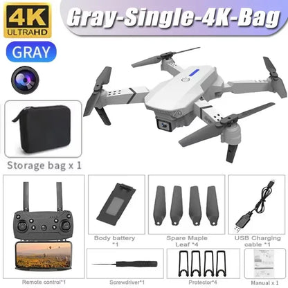 Professional Drone E88 4K Wide-Angle HD 1080P Camera WiFi