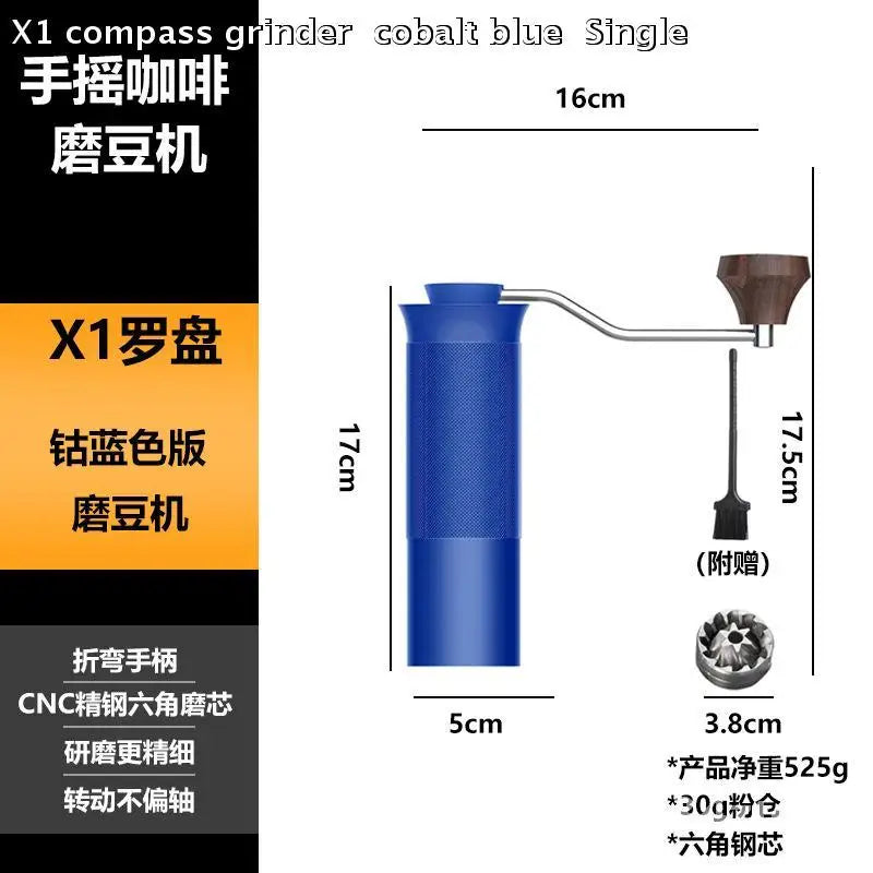 Stainless Steel Hand Coffee Grinder Manual Portable Bean Grinder