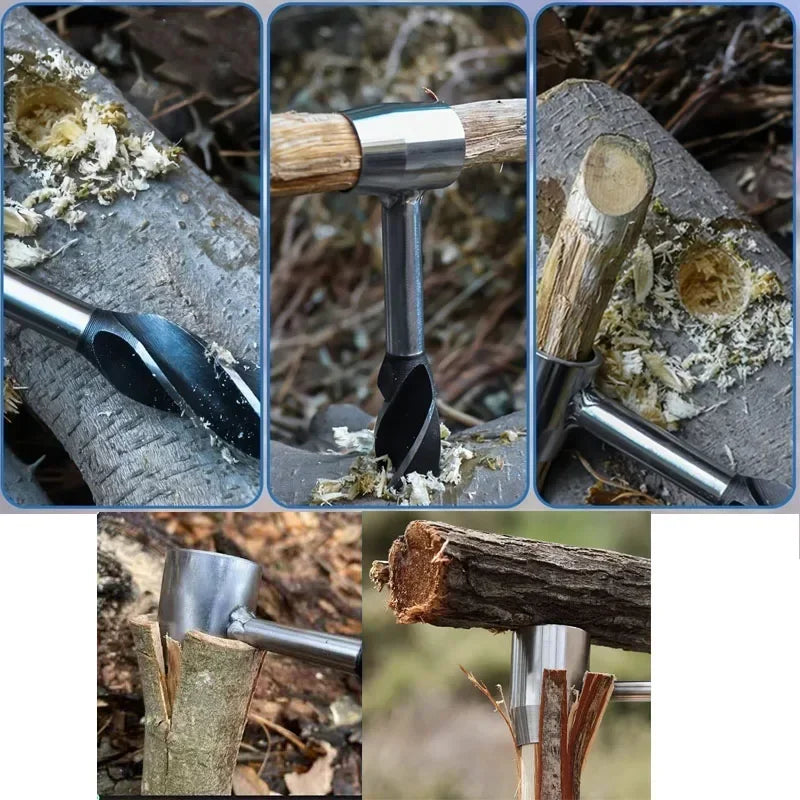Auger Wrench Outdoor Survival Hand Dril