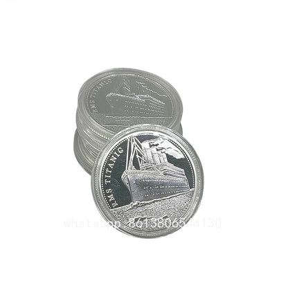 Titanic Commemorative Gold\sliver Plated Coin Cruise Ship Coin -