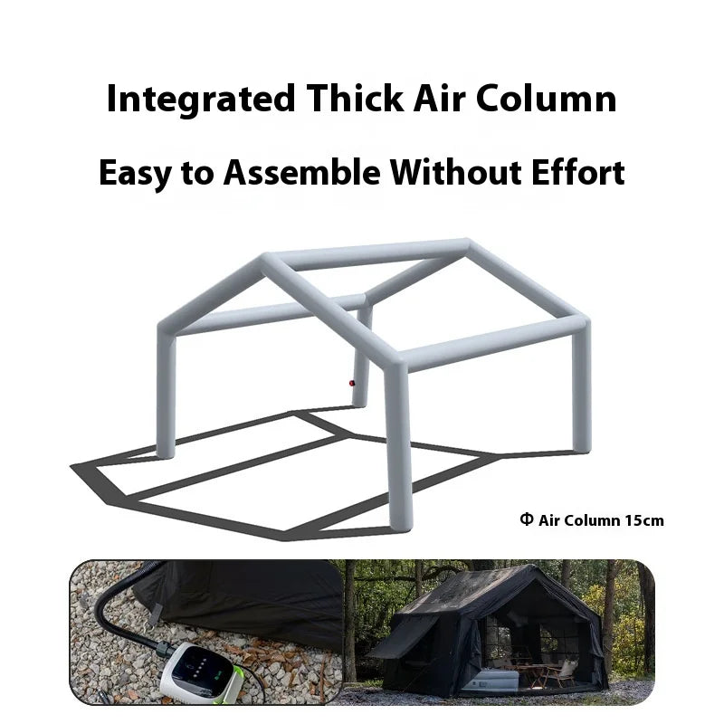 SHANYUE Camping Thickened Two-bedroom and One-living Room