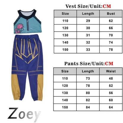 2025 Children Zoey Mira Rumi 3D Print Cosplay Costume