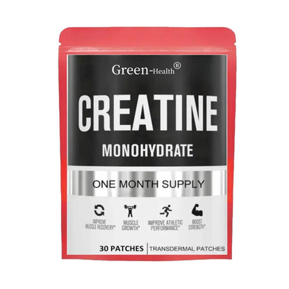 Creatine Monohydrate Transdermal Patches for Muscle Growth,