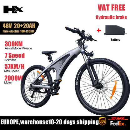 Ebikes 57KM/H Electric Bicycle 27.5 Inch Adults Electric